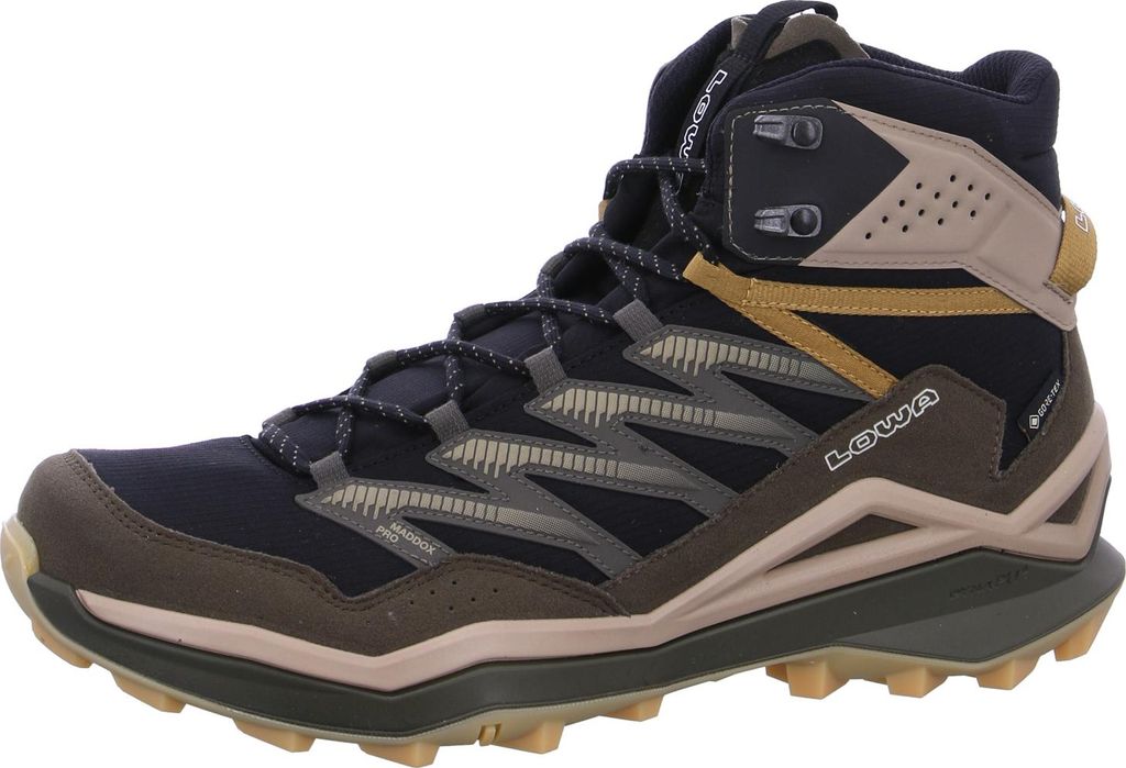 LOWA MADDOX PRO GTX MID, Männlich, Erwachsener, Schwarz, Olive, Outdoor-Stiefel, Schnelles Wandern, Walken, Wandern, Trecken, Deutsch