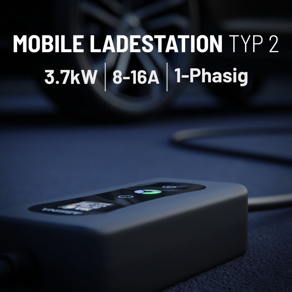 Lapp Mobile Ladestation Schuko - Typ 2 (bis 2,3 kW)