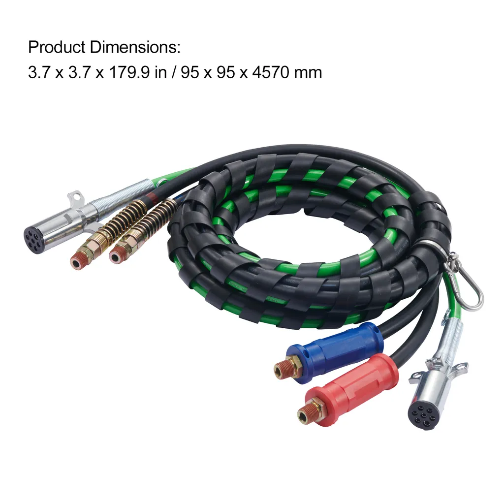 Kit Complet de Branchement Remorque 3 en 1 pour Freinage et Électricité - 8
