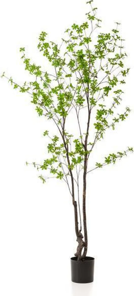 Grand arbre artificiel cerisier rose 210 cm pour décoration de salon
