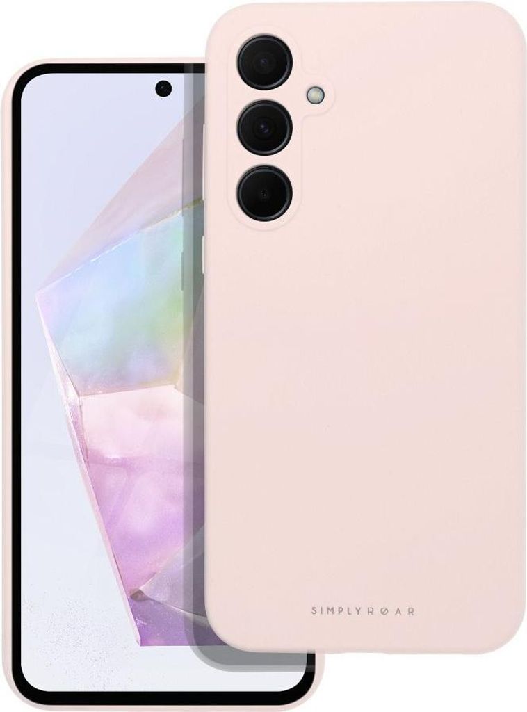 Roar Cloud-Skin Case - passend für Samsung Galaxy A35 5G Hellrosa