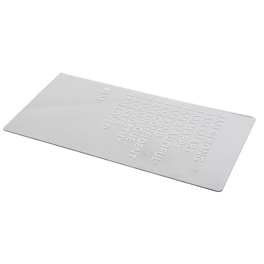 Regalo Specchio LED Motivazionale - Specchio Acrilico con Citazioni - 6