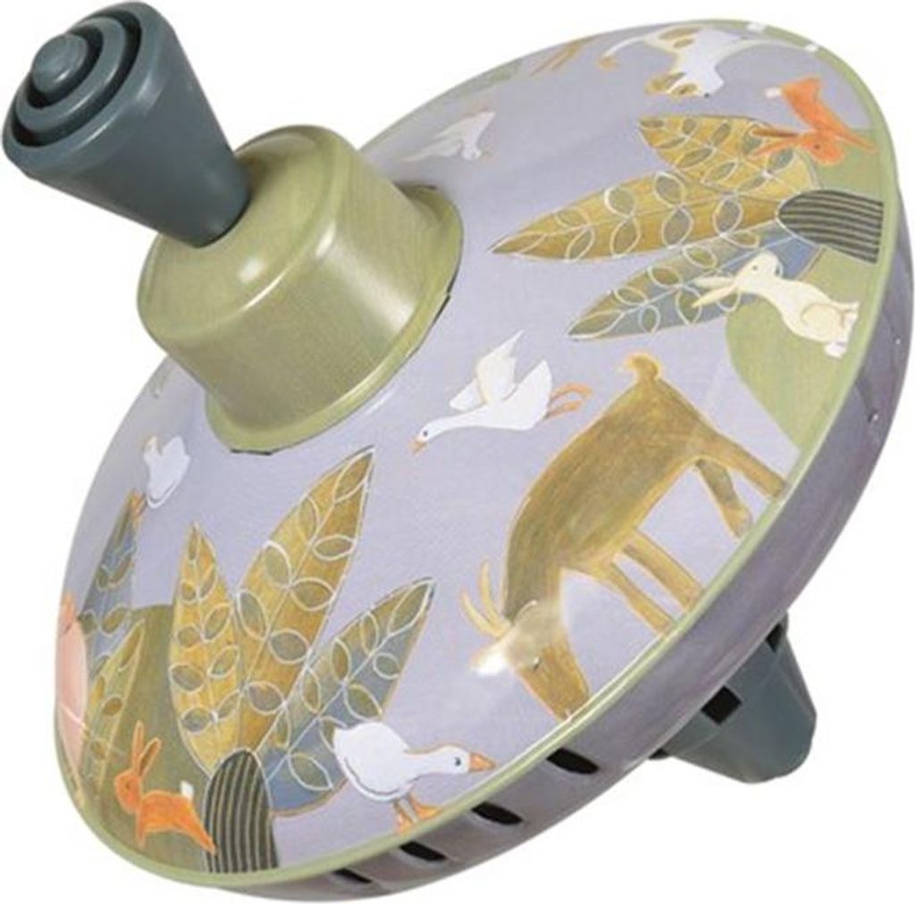 Kinder-Kreisel Motiv Landleben, Durchmesser 13 cm - Kinderkreisel