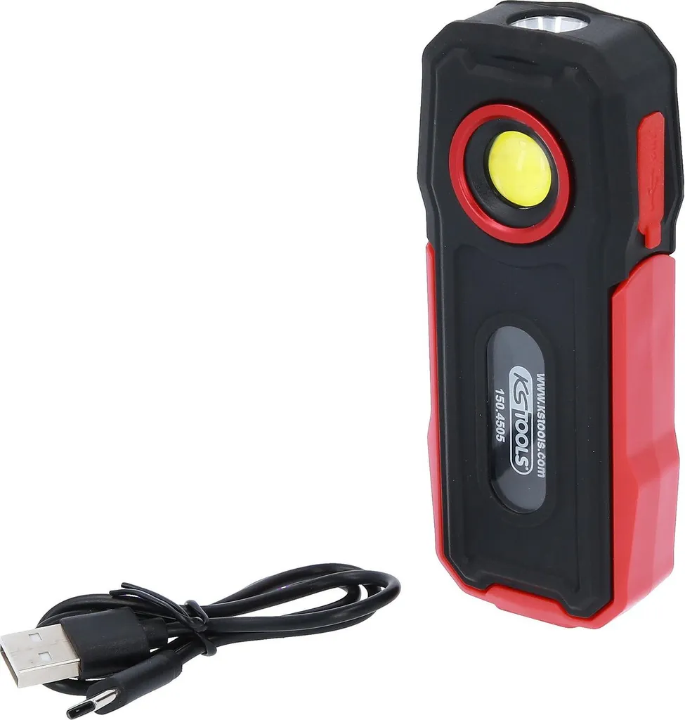 Lampada Lavoro KS TOOLS 512.4505 KS TOOLS Set Di 2 Lampade Lavoro A LED Dimmerabili Con Powerbank – Illuminazione Professionale Portatile Ks0 Ultra