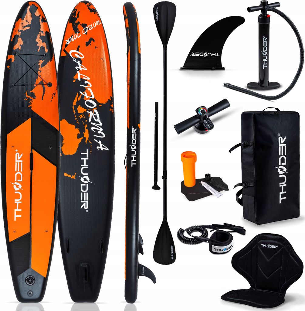 Sup 365Cm Thunder Board - Kit: Rucksack, Pumpe, Paddel Und Zubehör