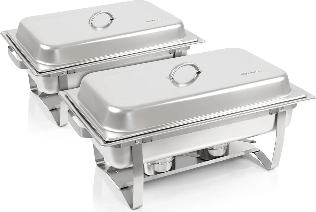 Kit 2 Scaldavivande Toulouse - Il Segreto per un Buffet Perfetto