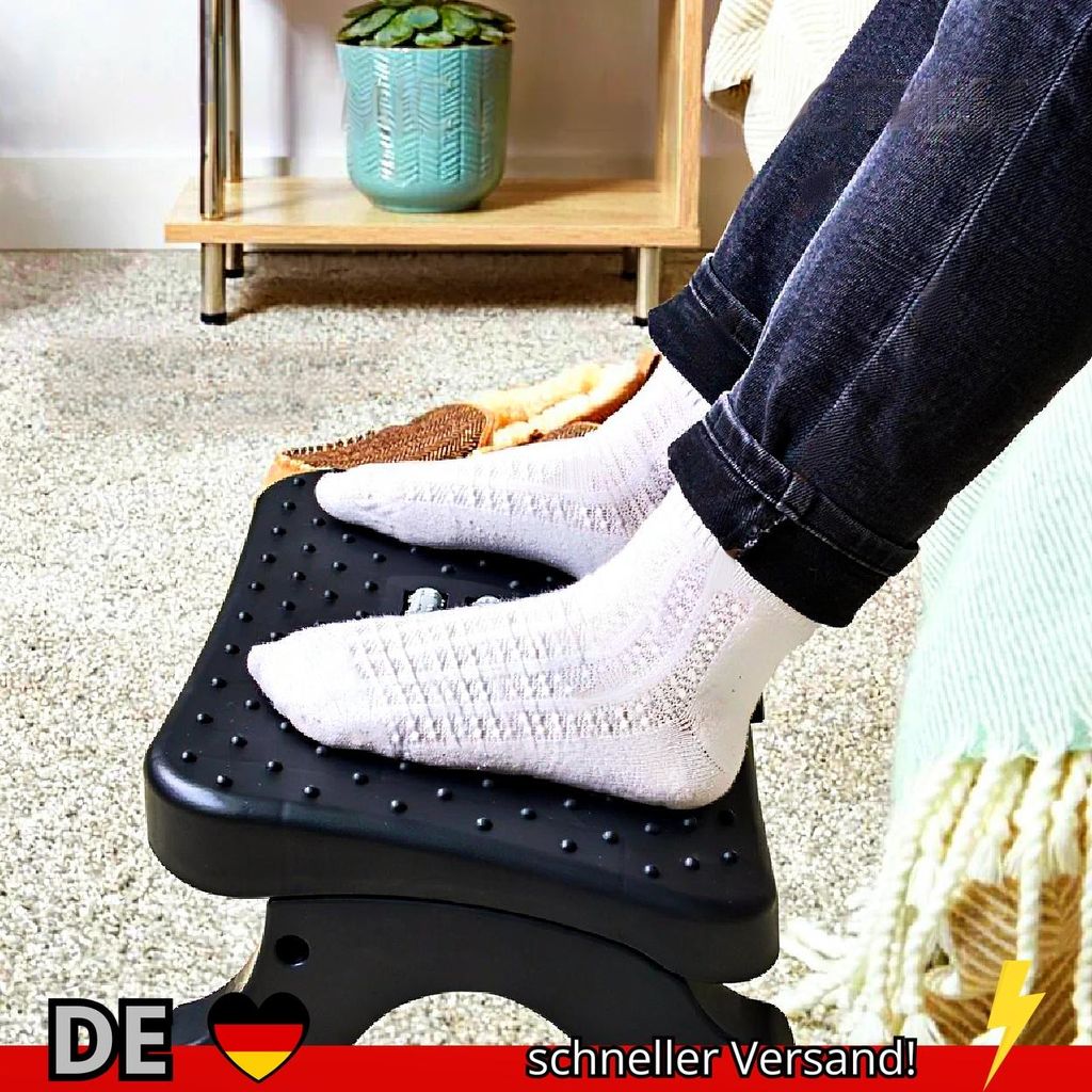 Fußstütze Schreibtisch Ergonomisch Fußhocker Massage