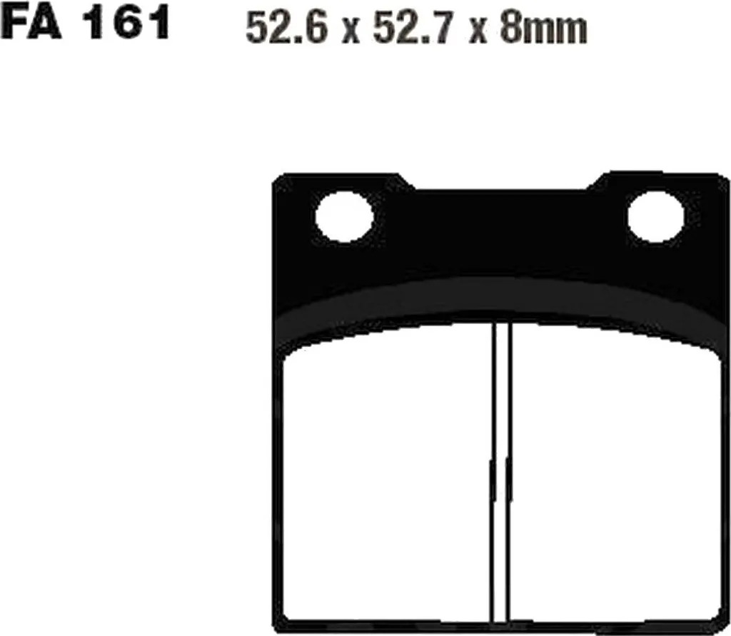 Plaquettes arrière Pamoto neuves pour freiner la Kawasaki Z250A