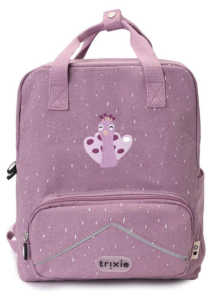 Trixie großer Kinderrucksack Mrs. Peacock mehrfarbige Produktbild 