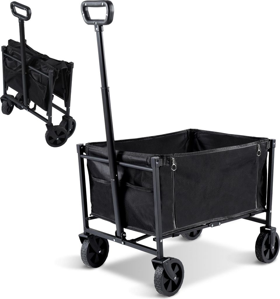 Jayseuw Bollerwagen Faltbar Gartenwagen Handwagen für Produktbild 