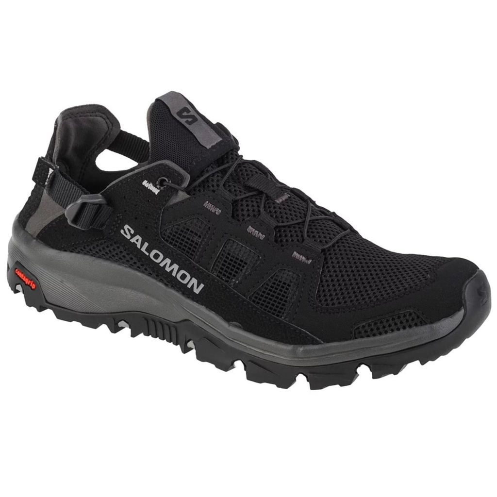 Salomon Techamphibian 5 - Herren Amphibienschuhe Outdoor Schuhe Schwarz 471151 , EU 45 1/3 UK 10.5