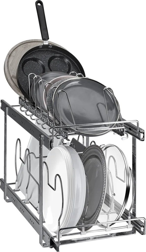 Rangement de Cuisine Anti-Rayures pour Casseroles et Couvercles Lourds