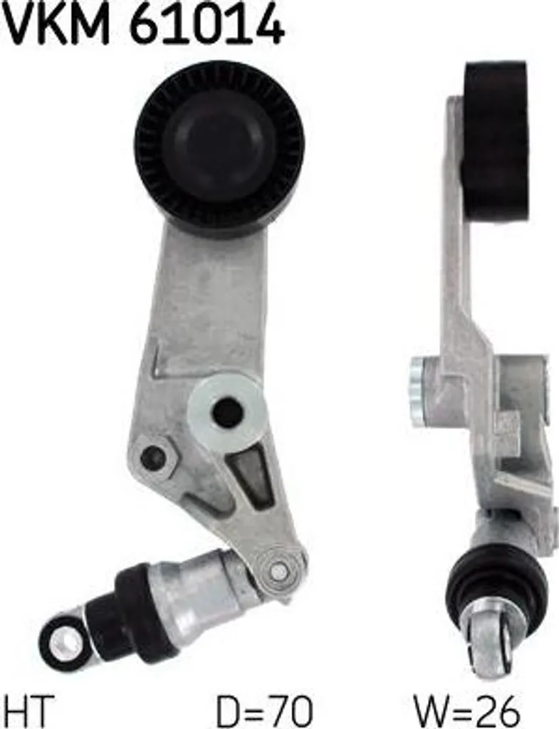 Rouleau Tendeur SKF VKM 61014 Robuste pour Moteur Toyota et Auris