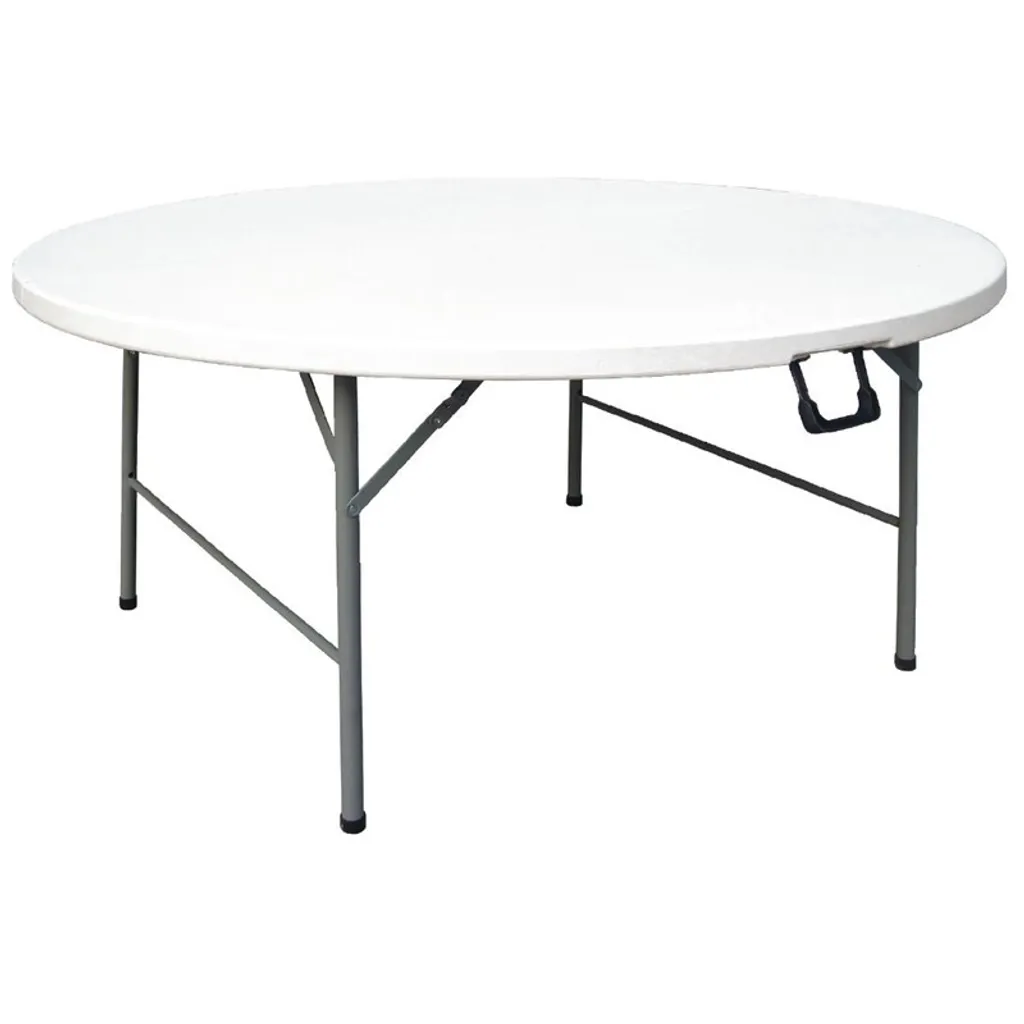 Table de buffet ronde Bolero Ø 153 cm, mobilier pliant de réception - 7
