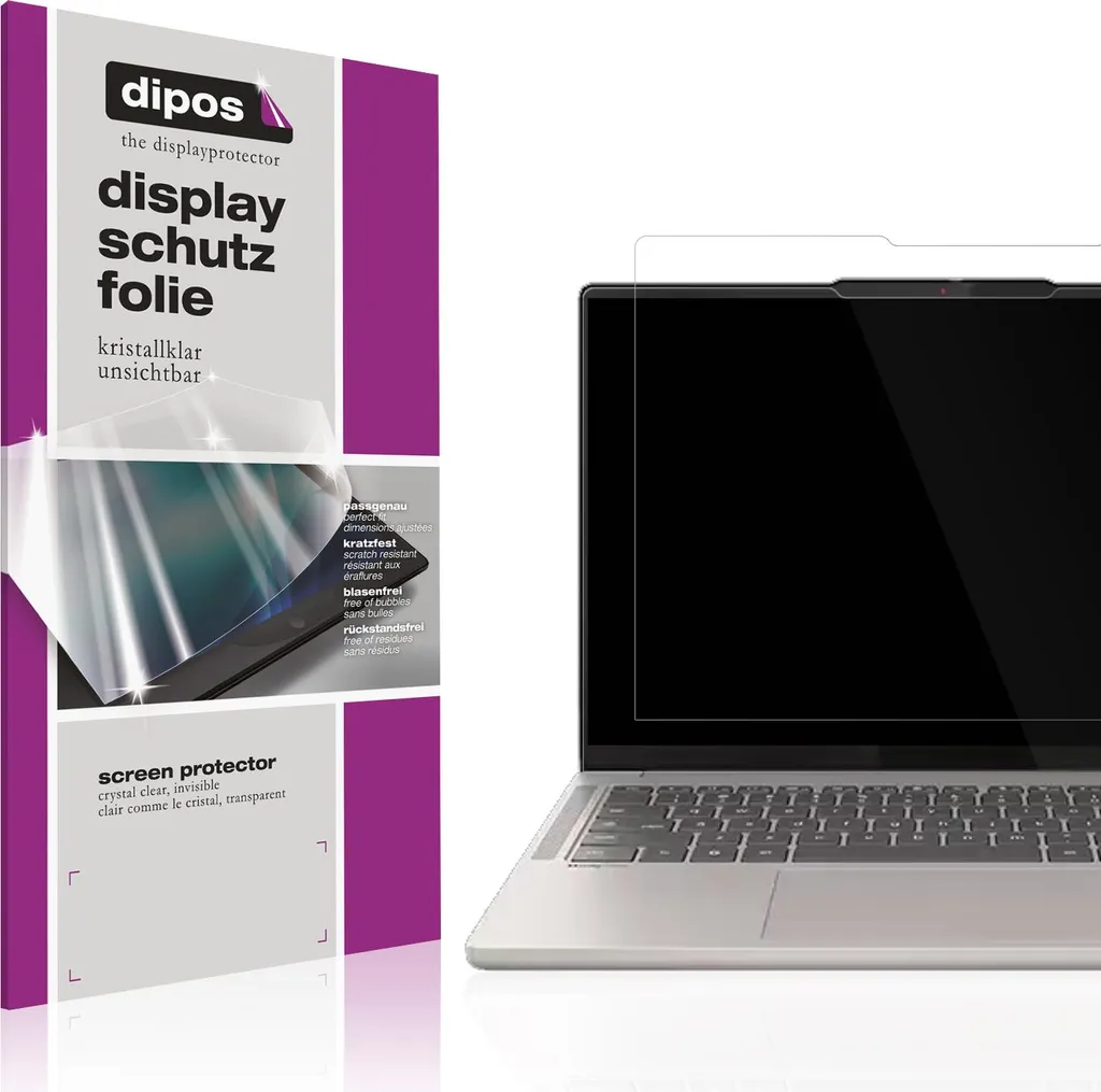 2x Pellicola Protettiva per Lenovo Chromebook Plus Gen 10 16 Zoll Protezione Schermo Claro Display dipos