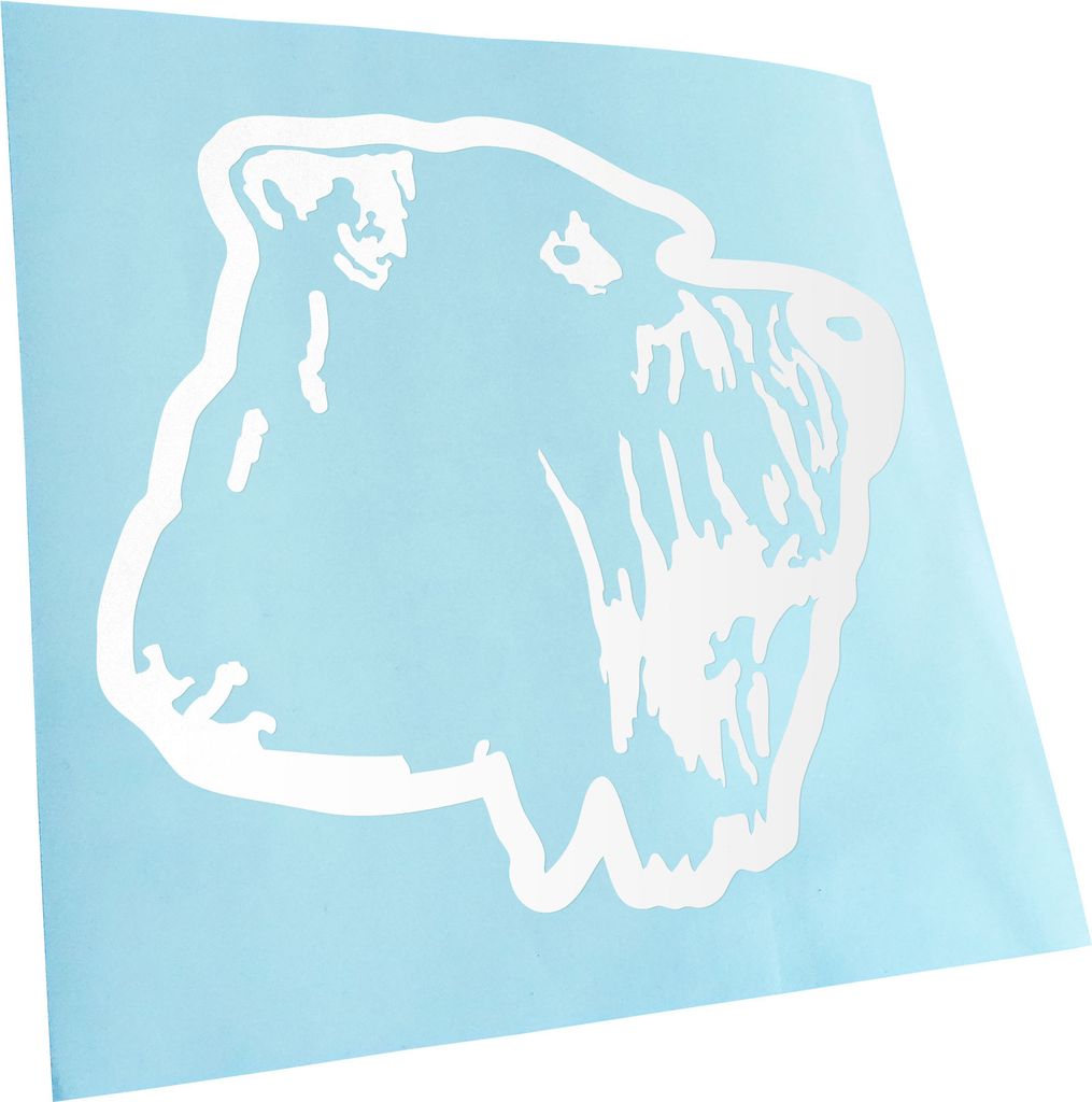 Kiwistar - Autoaufkleber - Soft Coated Wheaten Terrier - Weiss - 50x45cm - Aufkleber für Auto, Laptop, Fahrrad, LKW, Motorrad Mehrfarbig JDM Decal...