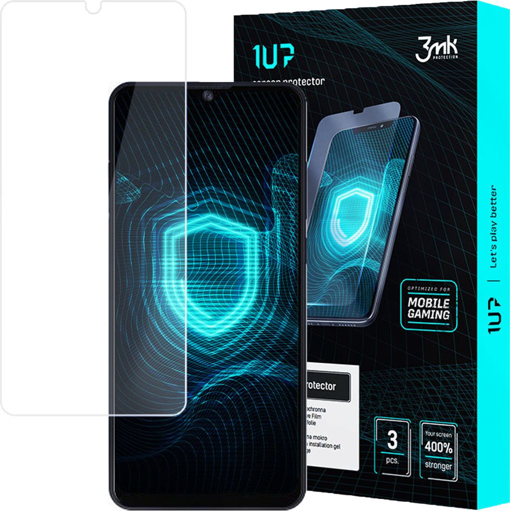 3mk Display Schutzfolie 1UP für ZTE Blade A7s 2020 transparent Gaming (3 Stück)