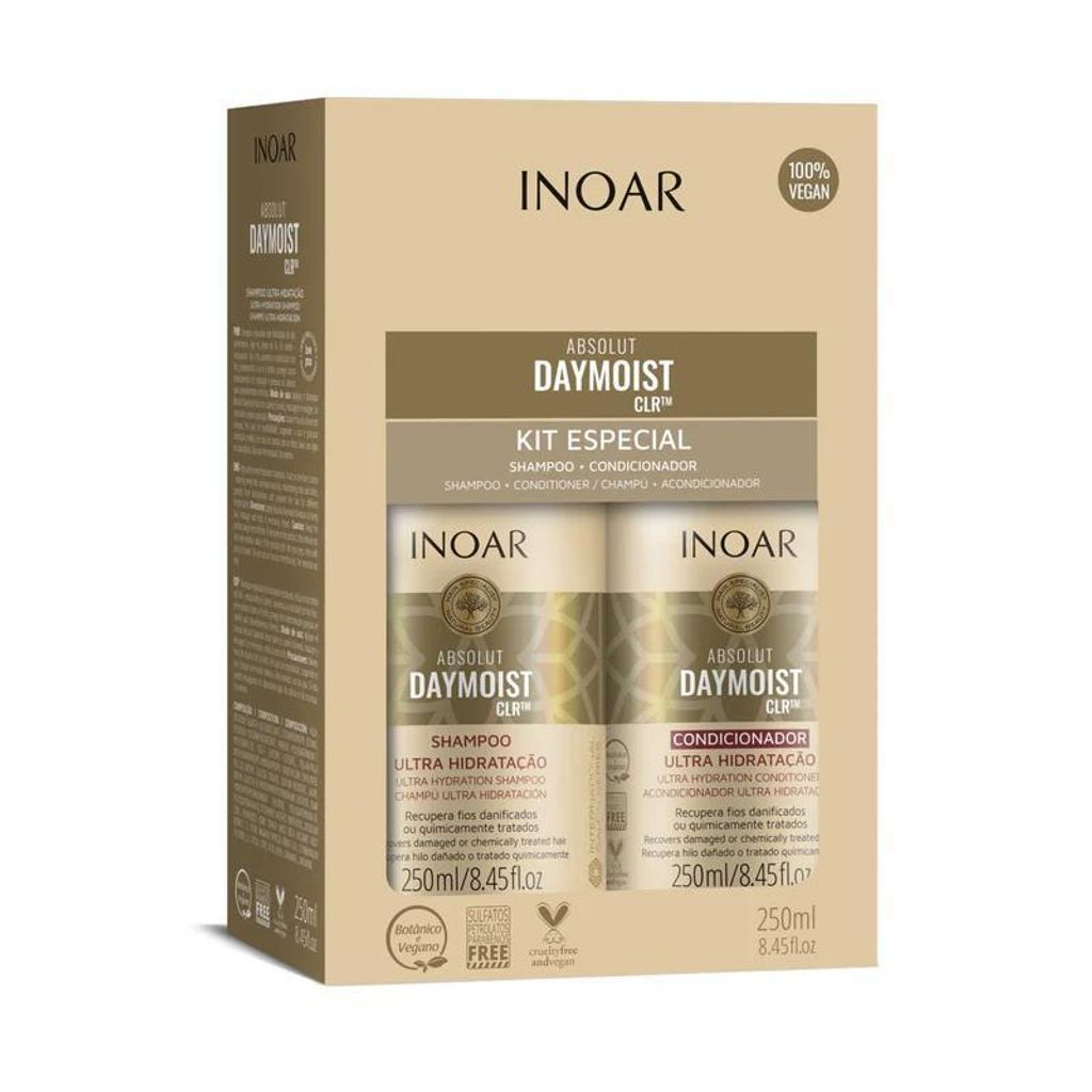 Inoar Daymoist Keratin Smoothing Shampoo and Conditioner