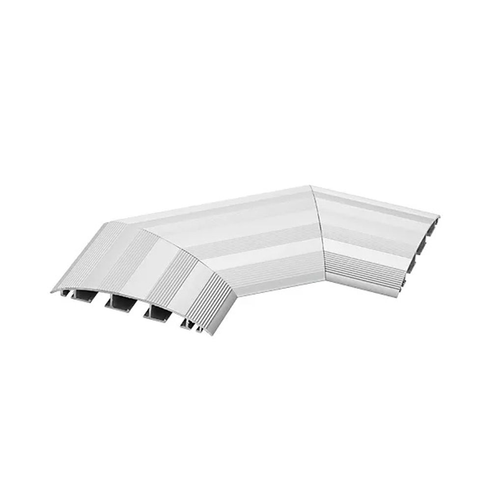 BACHMANN CABLE BRIDGE Winkel ALU 90° für 6 Kabel in 3 getrennten Kanälen