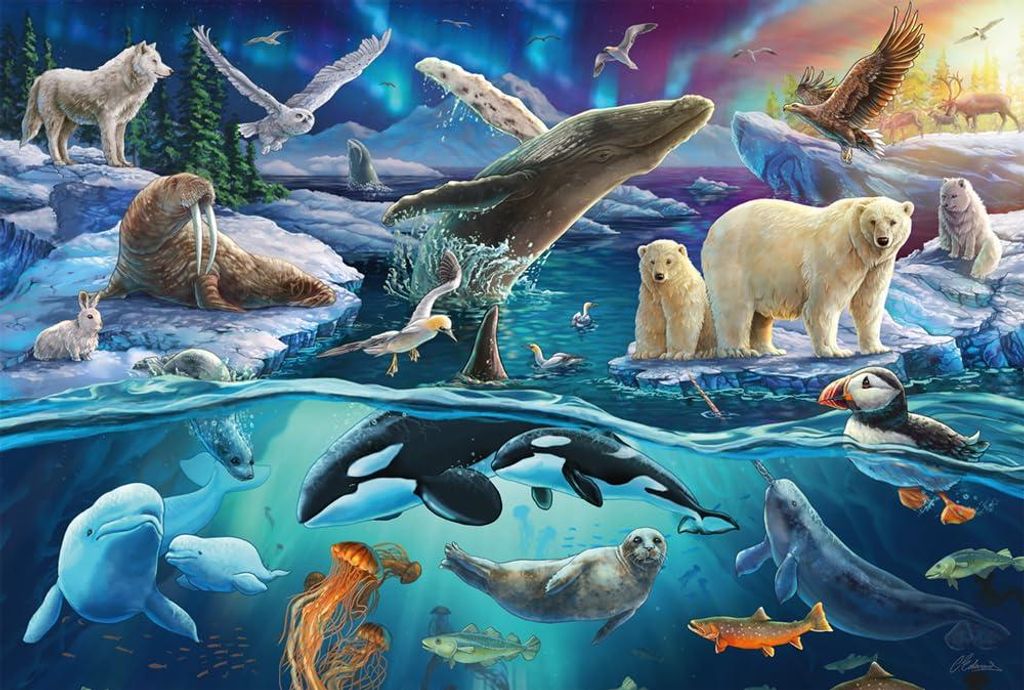 Casse-tête 150 Animaux de l'Arctique 112715 Image du produit 