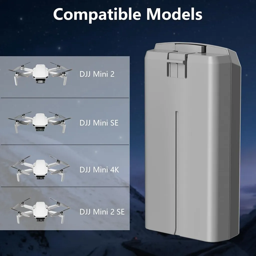 Batterie DJI Mini 2 : Solution Autonomie Faible pour Vol Prolongé - 3