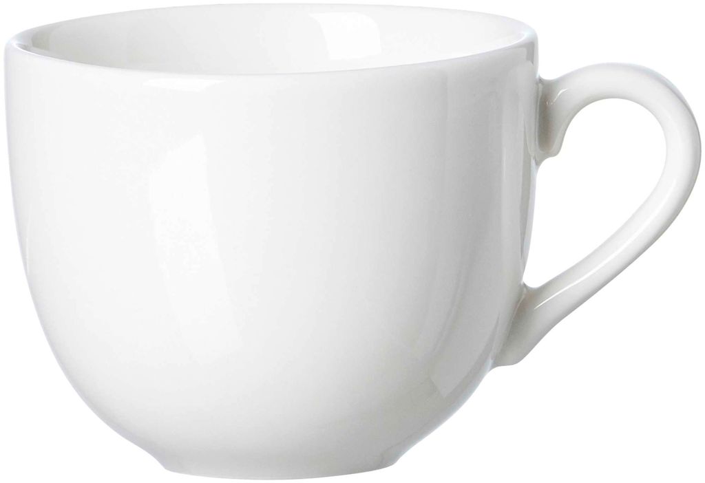 Kaffeetasse - Weiß - Porzellan - Ø 8 cm