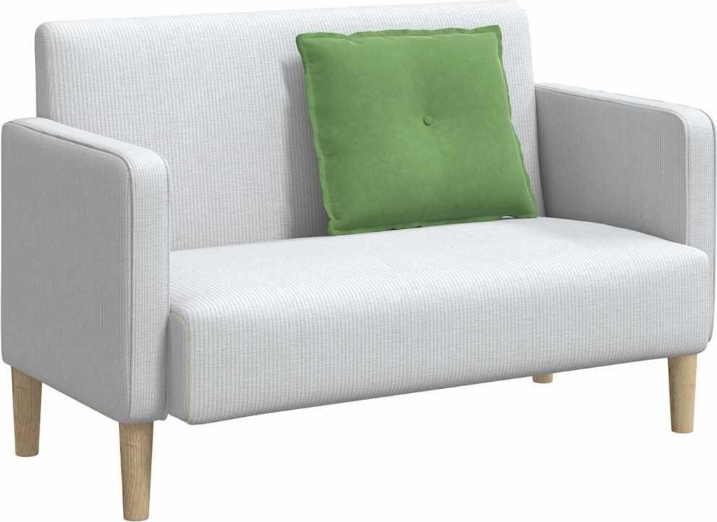 Eleganter Möbel Rückenkissen Hellgrün 60 x 50cm Cordstoff - Dekokissen CJG270999 - Dekokissen
