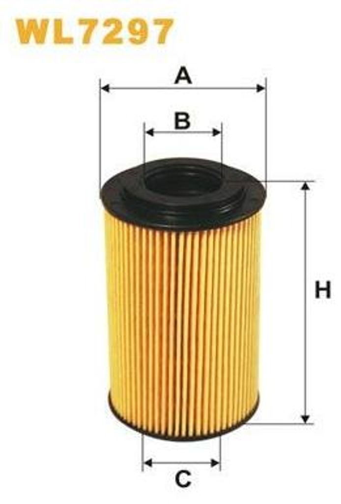 Ölfilter WIX FILTERS WL7297 Filtereinsatz für PORSCHE Cayenne (9PA) BOXSTER (986) 911 (996) 911 (997) BOXSTER (987) 911 Cabriolet (996)