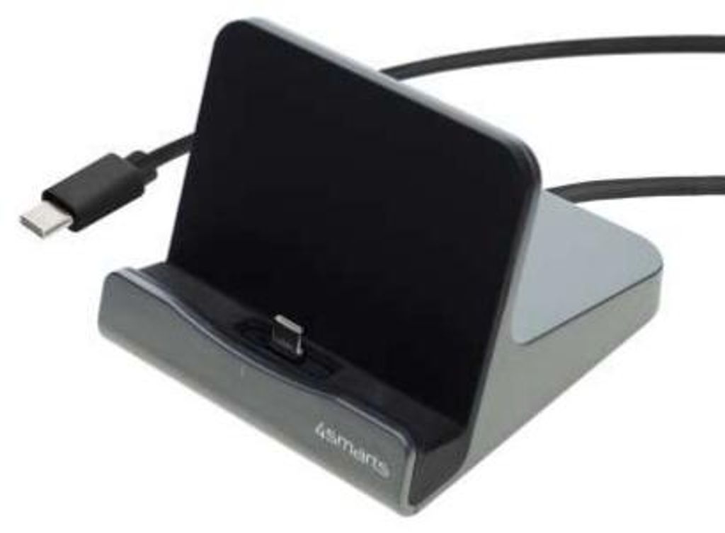 Tablet 4smarts VoltDock, univerzálny, USB typu C, čierny Obrázok produktu 