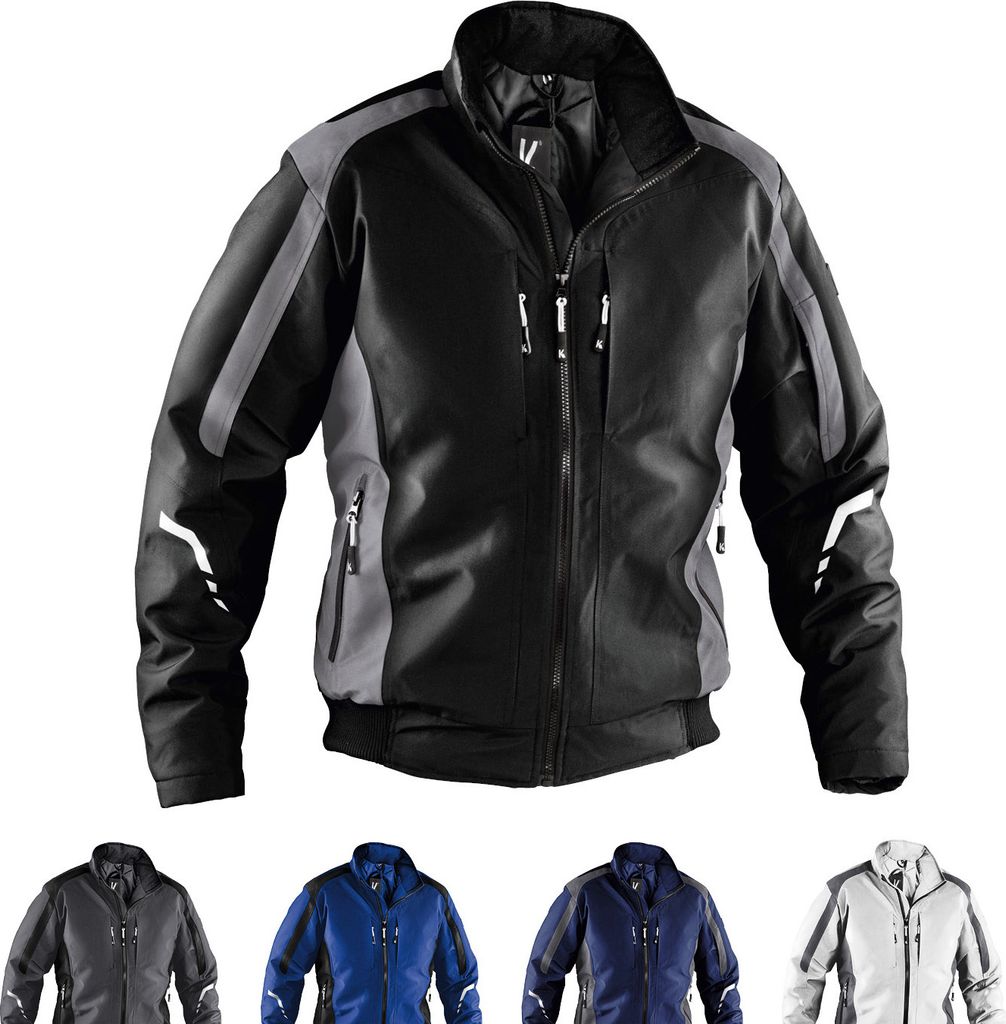 KÜBLER Herren Arbeitsjacke 1367 grau Größe XL Image du produit 
