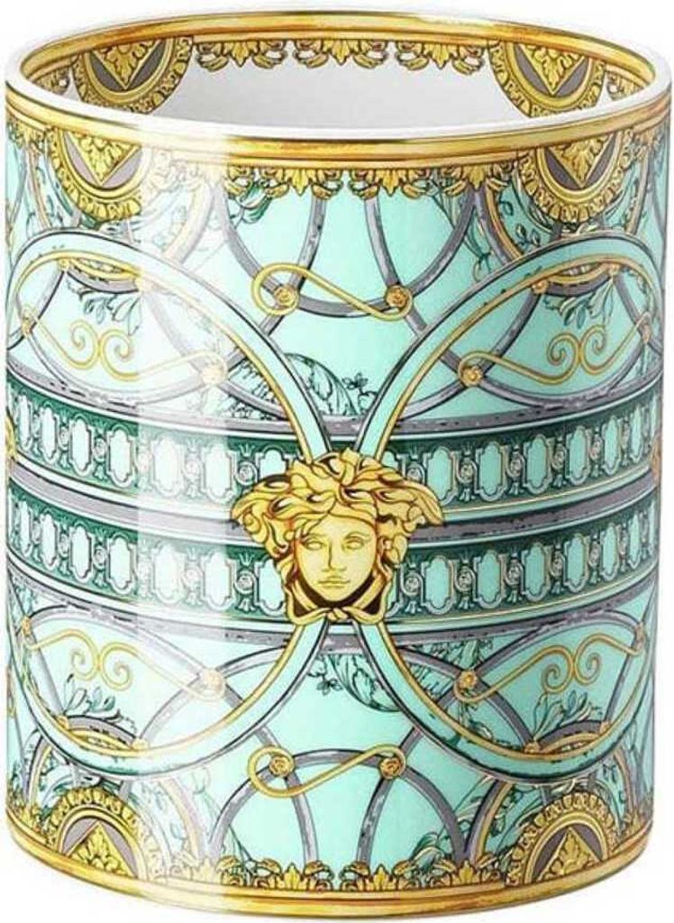 VERSACE HOME Vase 18cm Grün Palast Skala
