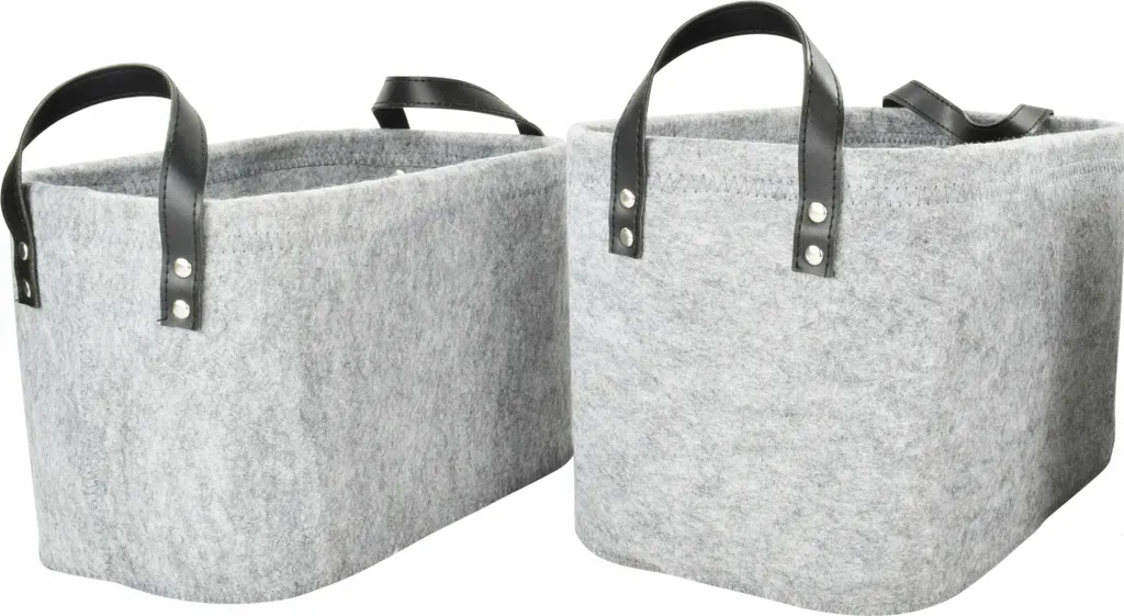 Cestino Etnico Grigio 35,5 cm - Cesto Naturale Decorativo per Piante