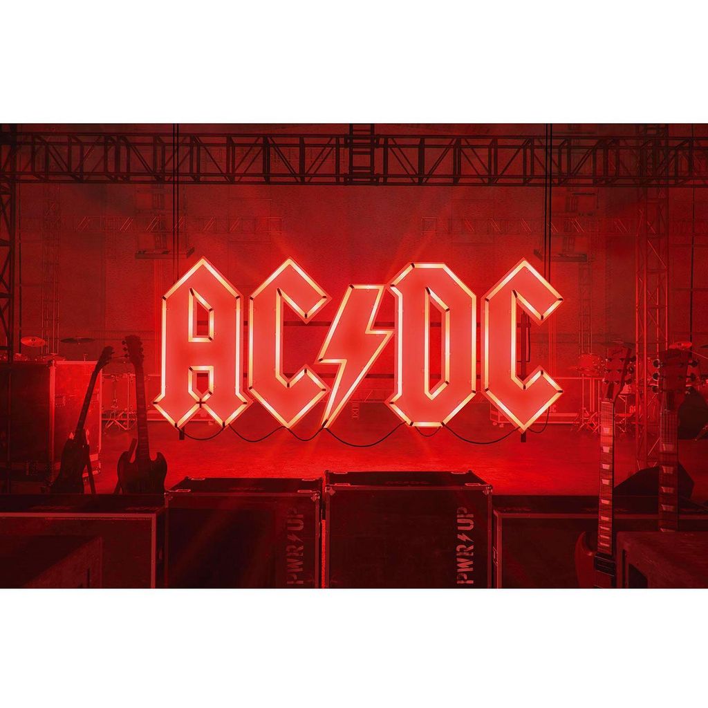 AC/DC - Poster "PWR-UP", Polyester RO9016 (70 cm x 106 cm) Produktbild 
