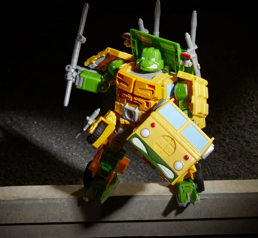 Robot Transformable Party Wallop Tortues Ninja et Transformers 24cm - 19