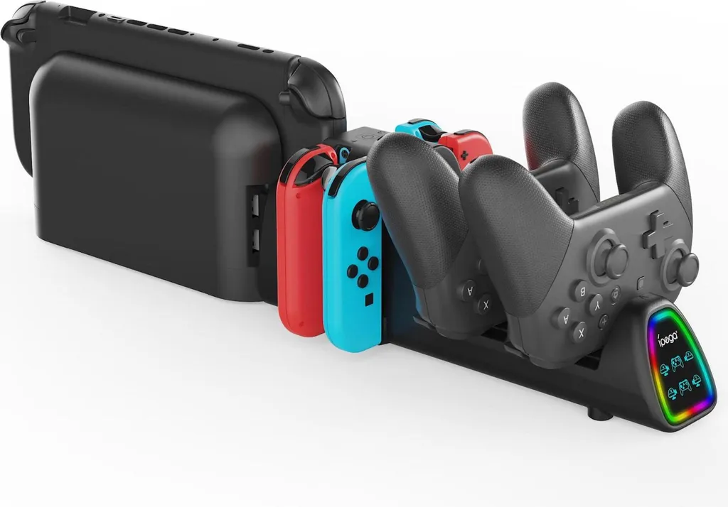 Dock de charge multiple pour accessoires Nintendo Switch 2 et Joy-Con 10 ports - 3
