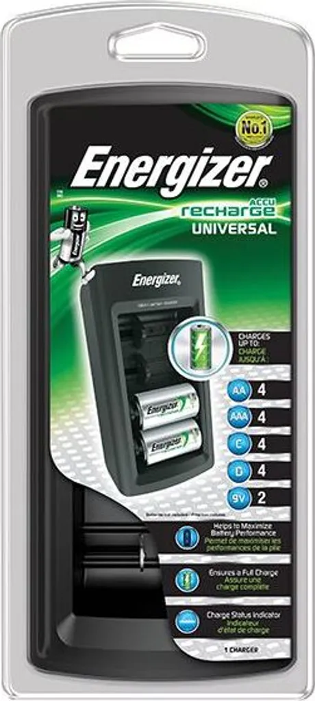 Energizer S696N Chargeur Universel Multi-Format avec Indicateur de Charge - 4