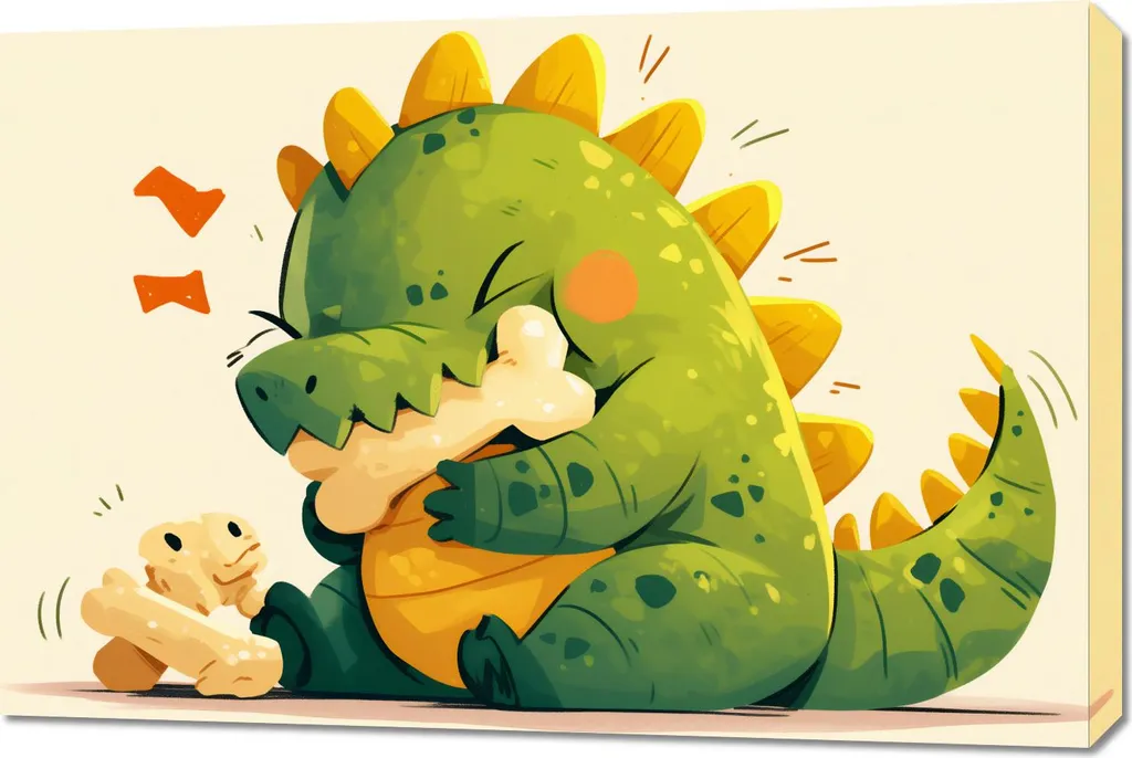 Image Murale Dinosaure 90 x 60 cm - Solution Déco pour Mur Vide Enfant