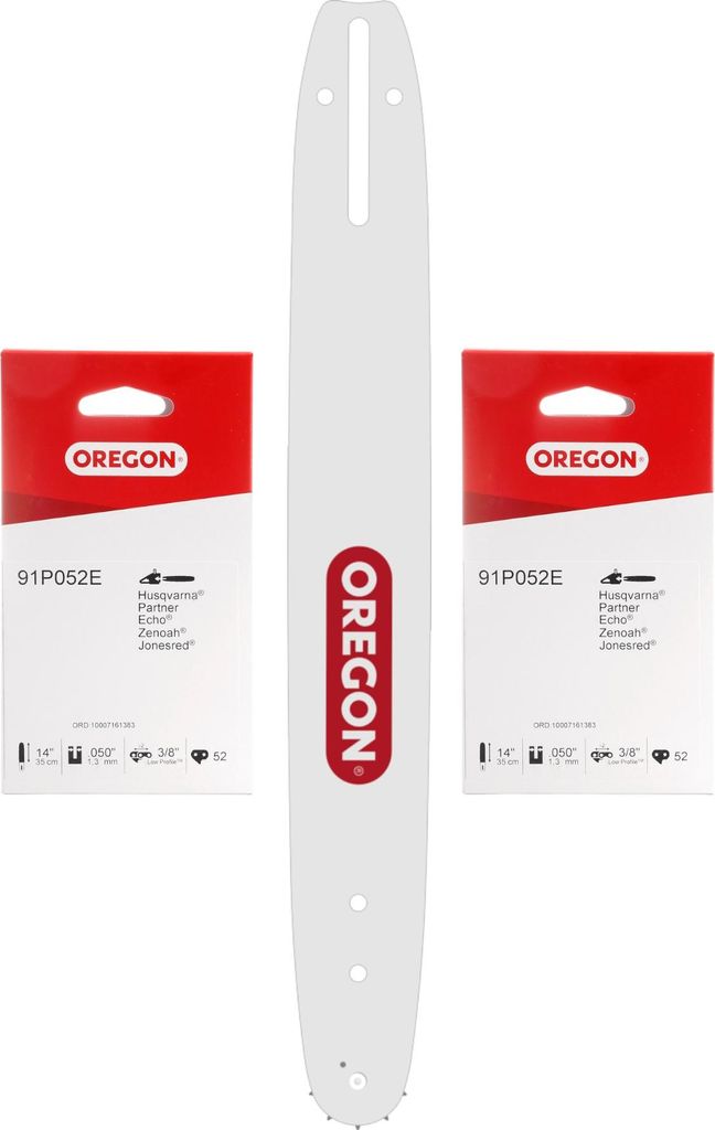 Oregon Kombo Führungsschiene + 2x Sägekette 35 cm 3/8" LP Produktbild 