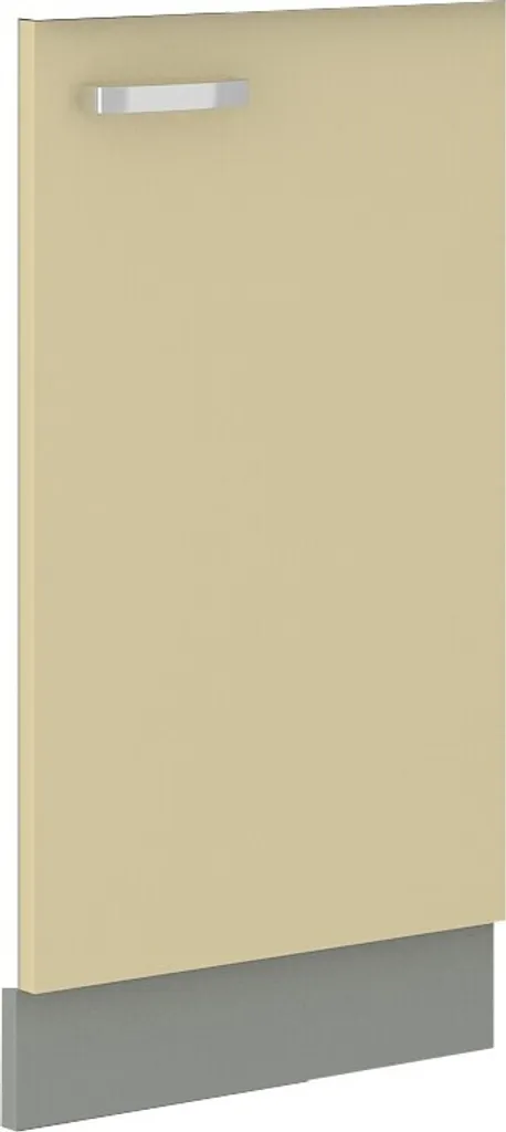 Anta per lavastoviglie da incasso ULLERIKE - 45x72 cm, crema / grigio