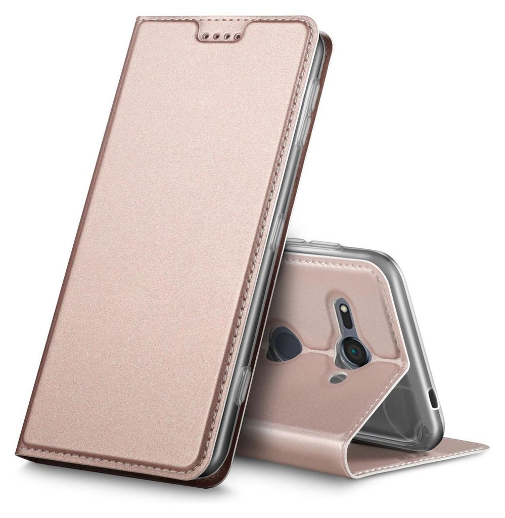 Handy Hülle Sony Xperia XZ2 Compact Book Case Schutzhülle Produktbild 