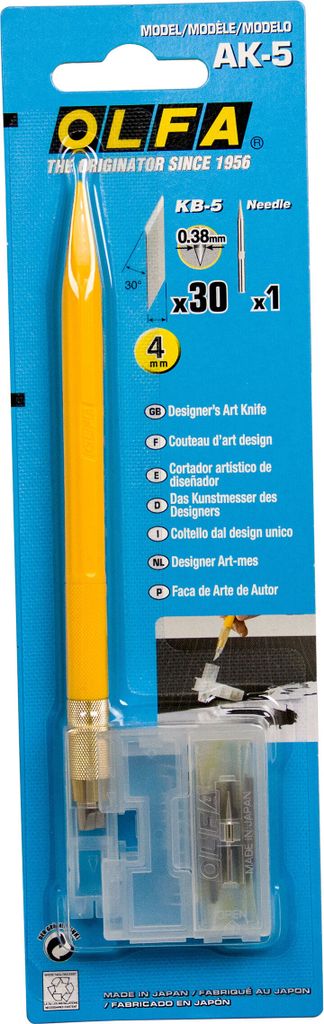 Olfa 30 Klingenmesser und Nadel AK-5