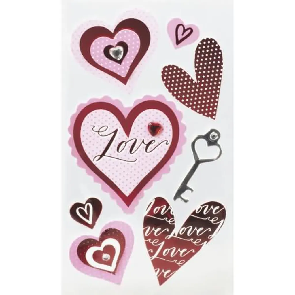 Autocollants de Mariage et Saint-Valentin Heyda Love pour Invitations