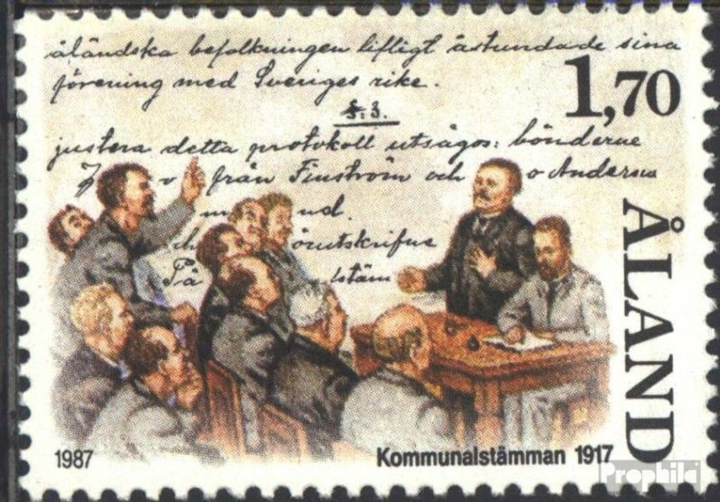 Briefmarken Finnland - Aland 1987 Mi 25 (kompl.Ausg.) Produktbild 