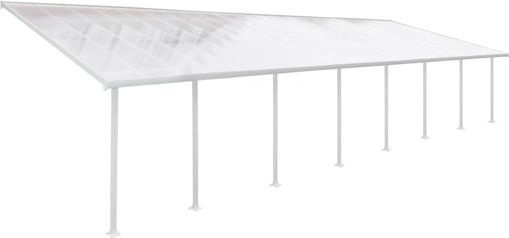 Palram - Canopia Aluminium Terrassenüberdachung Feria Weiß 387x1276x305 cm