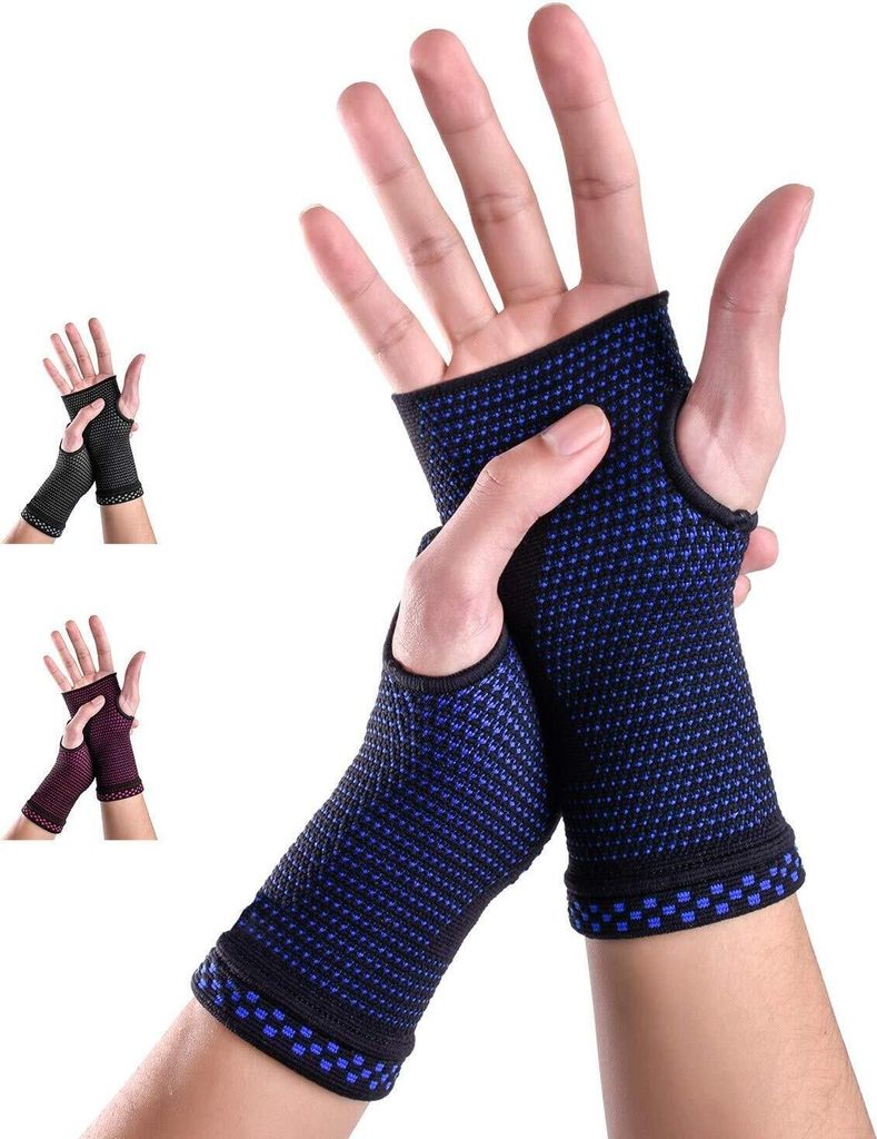 Handgelenkbandage Kompressive Handgelenk Bandagen 2 Stück Produktbild 