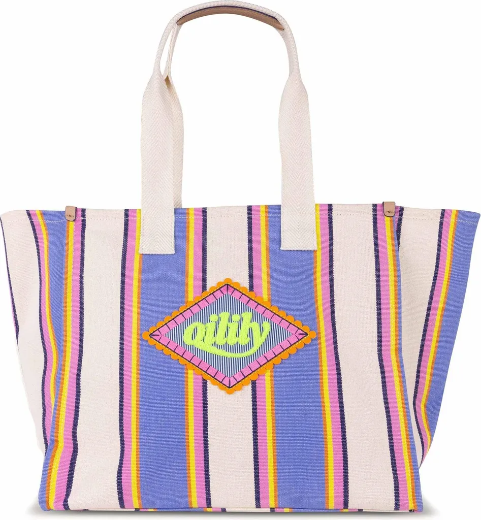 Sac de Plage et Ville Oilily Sea Shopper Stripes - Idéal pour l'Été