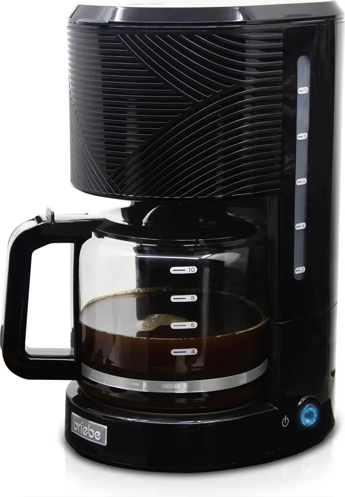 Cafetière Filtre Idéale Petit Déjeuner Famille 10 Tasses Briebe Noire