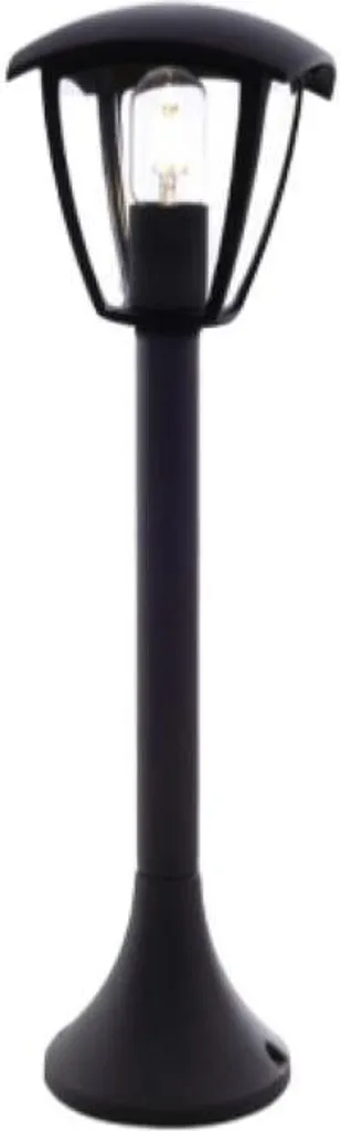 Lanterne Extérieure Étanche 60cm Aluminium Noir Mat Douille E27