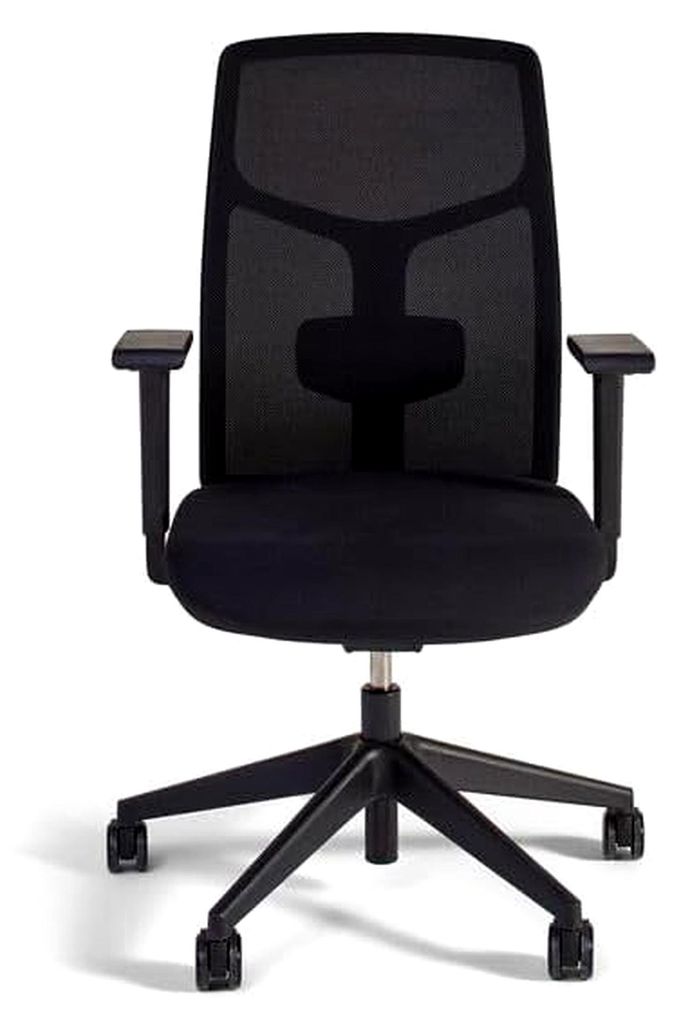 Zest Bürostuhl, ergonomischer Schreibtischstuhl, höhenverstellbar, atmungsaktiv, 2D-Armlehnen, Lendenstütze, NEN-, nachhaltiger Bürostuhl für ...
