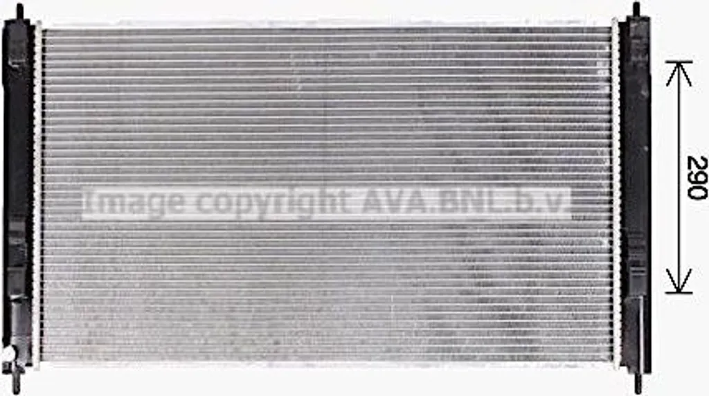 AVA MT2275 Radiateur Moteur OE 1350A763 pour Citroën C4 et ASX